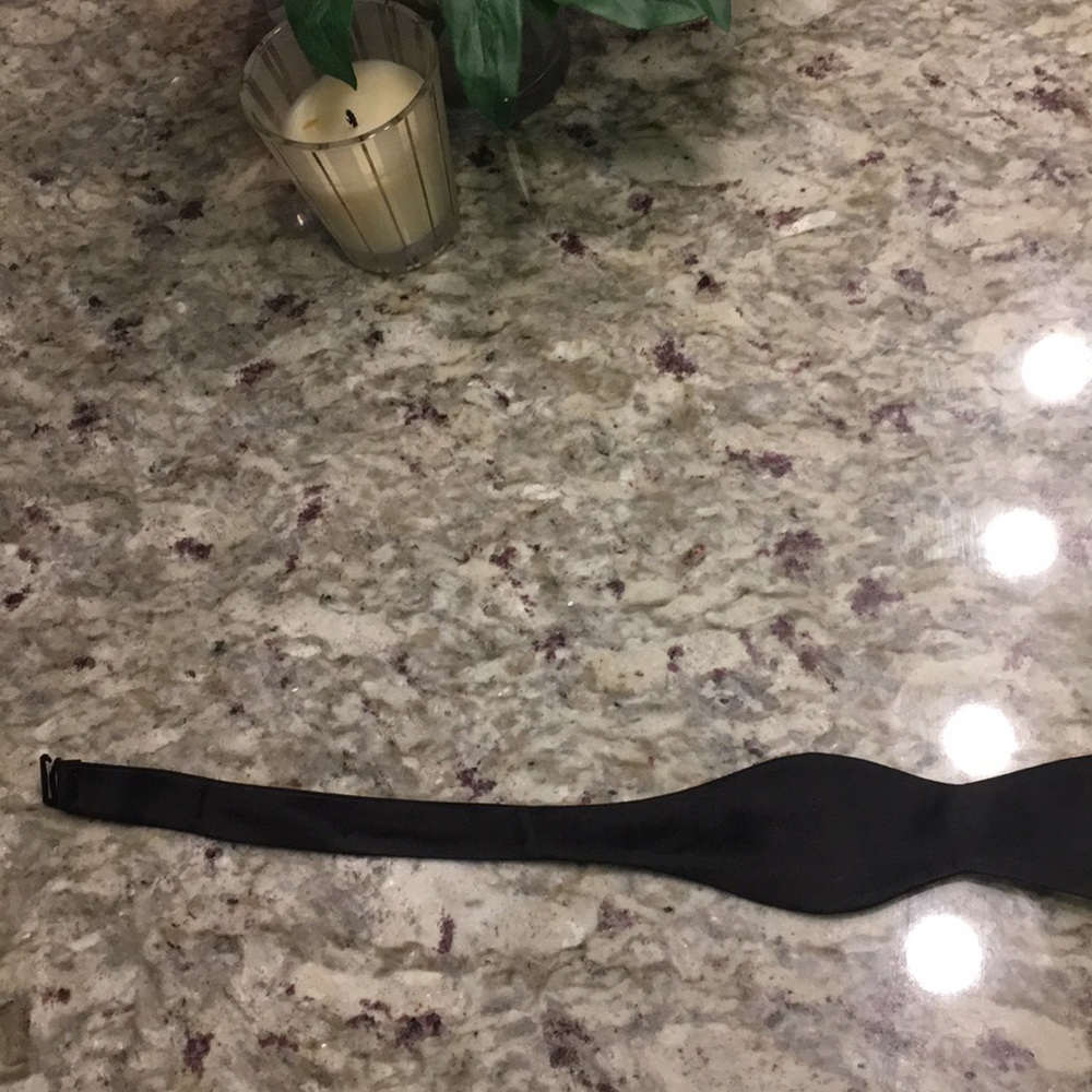 Neiman Marcus black bow tie. Worn once